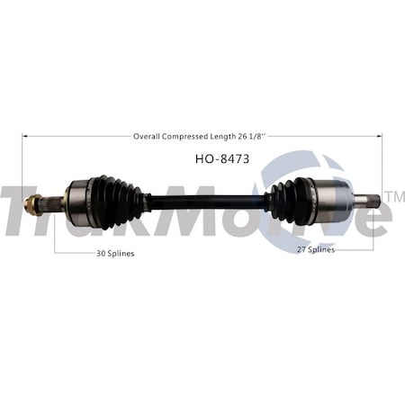 Surtrack Axle Cv Axle Shaft, Ho-8473 HO-8473